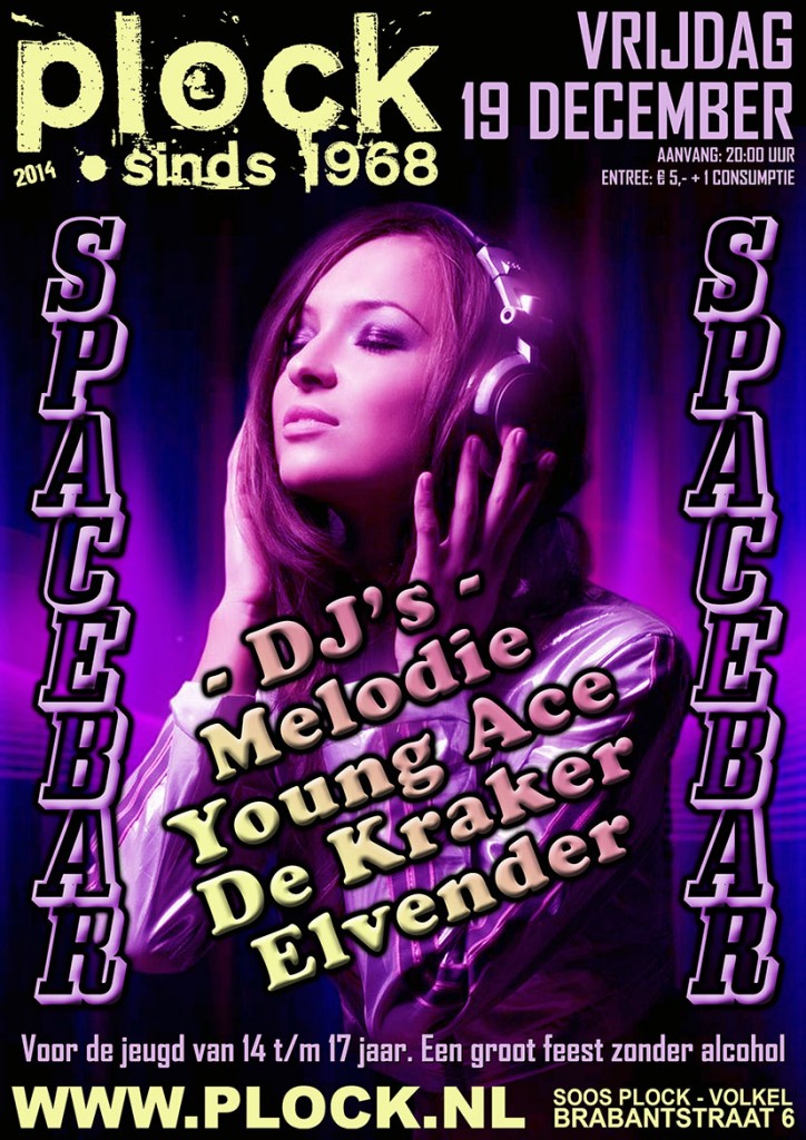 Spacebar 19-12-2014 flyer